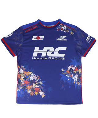 角田裕毅 x HRC Honda RACING コラボ Tシャツ ネイビー 2025