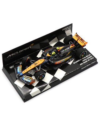 ミニチャンプス 1/43スケール マクラーレン F1 チーム MCL60 ランド・ノリス 2023年 アブダビGP 