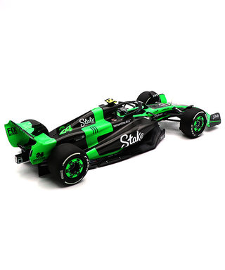 ミニチャンプス 1/18スケール ステーク F1 チーム KICK ザウバー C44 周 冠宇(ジョウ・グアンユー) 2024年 エミリア・ロマーニャGP