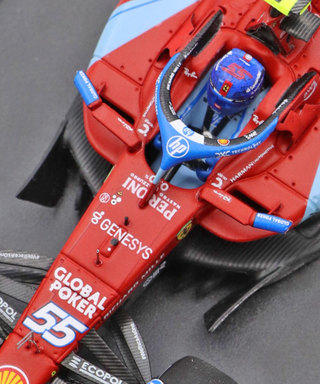 ルックスマート 1/43スケール フェラーリ SF24 カルロス・サインツ 2024年 マイアミGP