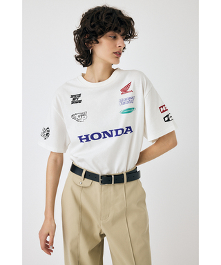 ホンダ MOUSSY HONDA RACING BIG Tシャツ ホワイト