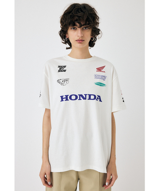 ホンダ MOUSSY HONDA RACING BIG Tシャツ ホワイト