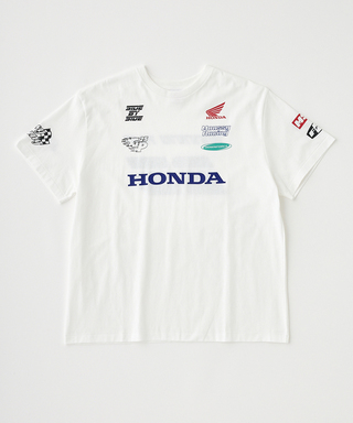 ホンダ MOUSSY HONDA RACING BIG Tシャツ ホワイト