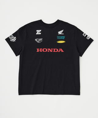 ホンダ MOUSSY HONDA RACING BIG Tシャツ ブラック