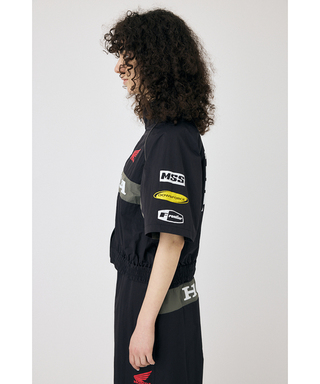 ホンダ MOUSSY HONDA SHORT TRACK ジャケット ブラック