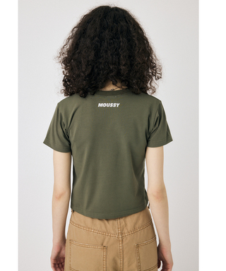 ホンダ MOUSSY HONDA RHINESTONE Tシャツ カーキ