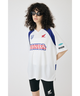 ホンダ MOUSSY HONDA RACING ゲームシャツ ホワイト