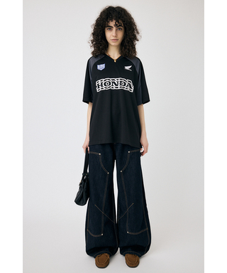 ホンダ MOUSSY HONDA RACING ゲームシャツ ブラック