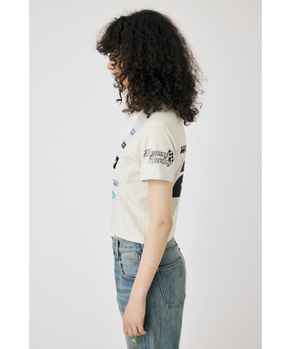 ホンダ MOUSSY HONDA RACING TINY Tシャツ ホワイト