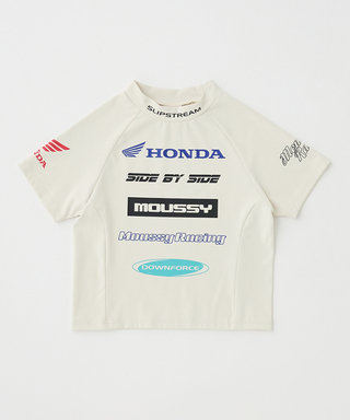 ホンダ MOUSSY HONDA RACING TINY Tシャツ ホワイト