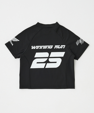 ホンダ MOUSSY HONDA RACING TINY Tシャツ ブラック