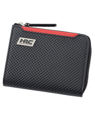 HRC Honda RACING x ノイインテレッセ LF 小銭入れ ブラックxレッド