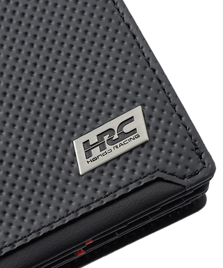 HRC Honda RACING x ノイインテレッセ LF 二つ折り財布(外BOX小銭入れ付き札入) ブラックxブラック