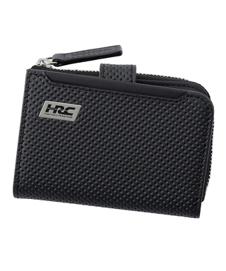 HRC Honda RACING x ノイインテレッセ LF 小銭入れ付きキーケース ブラックxブラック