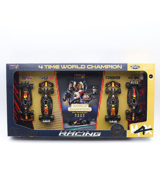 ブラゴ 1/43スケール マックス・フェルスタッペン 4タイム ワールドチャンピオン セット