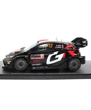 TGR別注 1/18スケール トヨタ GR ヤリス ラリー1 ハイブリッド TOYOTA GAZOO Racing WRT 17号車 セバスチャン・オジエ / ヴァンサン・ロンデ 2024年 WRC モンテカルロ ラリー  /TGR_WRC