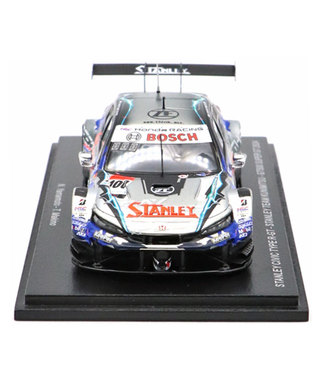スパーク 1/43スケール スタンレー シビック TYPE R-GT No.100 TEAM KUNIMITSU GT500 スーパーGT 2024年 山本尚貴 / 牧野任祐
