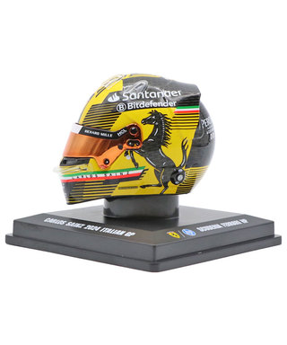 ルックスマート 1/5スケール カルロス・サインツ フェラーリ 2024年 イタリアGP ヘルメット