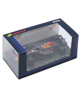 スパーク 1/64スケール オラクル レッドブル レーシング ホンダ RB20 マックス・フェルスタッペン 2024年 バーレーンGP 優勝 