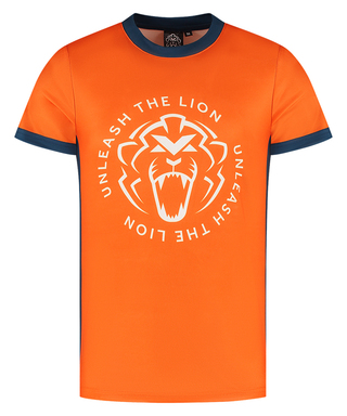 マックス・フェルスタッペン Unleash The Lion スポーツ Tシャツ オレンジ