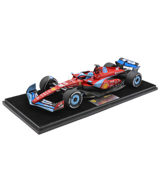 ルックスマート 1/18スケール フェラーリ SF-24 シャルル・ルクレール 2024年 マイアミGP 3位 /24f1m