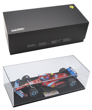 ルックスマート 1/18スケール フェラーリ SF-24 カルロス・サインツ 2024年 マイアミGP /24f1m