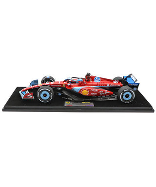 ルックスマート 1/18スケール フェラーリ SF-24 シャルル・ルクレール 2024年 マイアミGP 3位 /24f1m