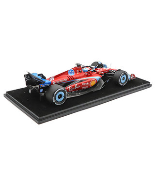 ルックスマート 1/18スケール フェラーリ SF-24 シャルル・ルクレール 2024年 マイアミGP 3位 /24f1m