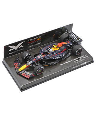 フェルスタッペン別注 ミニチャンプス 1/43スケール オラクル レッドブル レーシング ホンダ RB20 マックス・フェルスタッペン 2024年 カタールGP 優勝 /ARB/24f1m