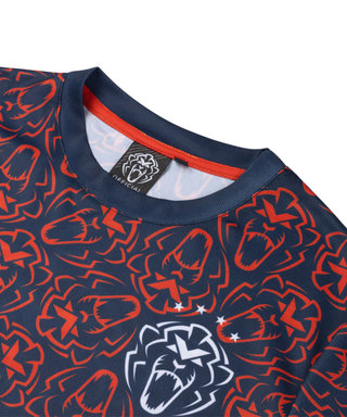 マックス・フェルスタッペン オレンジライオン スポーツTシャツ ネイビー