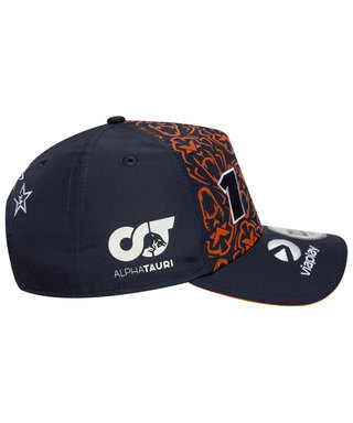 オラクル レッドブル レーシング  NewEra 9FORTY マックス・フェルスタッペン オレンジライオン ドライバーキャップ 
