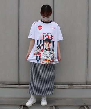 角田裕毅 x オラクル レッドブル レーシング 日本限定 Tシャツ (2025年日本GP仕様)  /FN-W/ARB/JPL