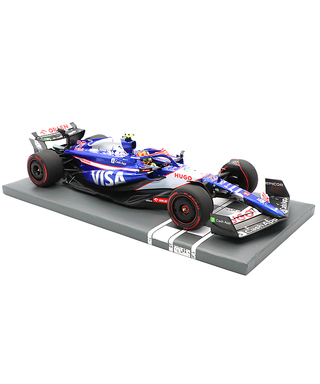 ミニチャンプス 1/18スケール VISA CASH APP RB F1 ホンダ VCARB 01 角田裕毅 2024年 /24f1m
