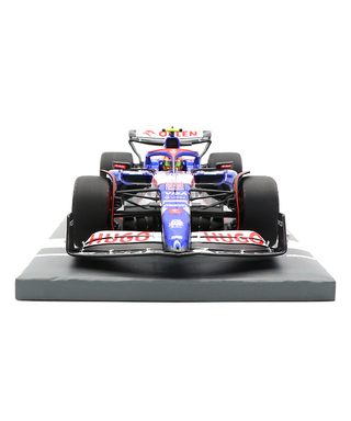 ミニチャンプス 1/18スケール VISA CASH APP RB F1 ホンダ VCARB 01 角田裕毅 2024年 /24f1m