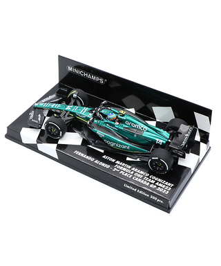 ミニチャンプス 1/43スケール アストンマーチン アラムコ F1 チーム AMR23 フェルナンド・アロンソ 2023年 カナダGP 2位入賞/23f1m