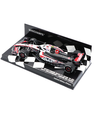 ミニチャンプス 1/43スケール マネーグラム ハース F1チーム VF-23  ニコ・ヒュルケンベルグ 2023年 オースティンGP/23f1m