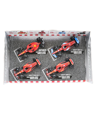ブラゴ 1/43スケール フェラーリ / シャルル・ルクレール F1 モデルカー4台セット