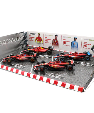 ブラゴ 1/43スケール フェラーリ / シャルル・ルクレール F1 モデルカー4台セット