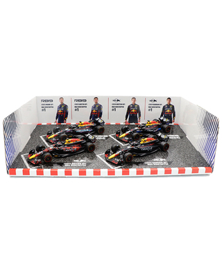 ブラゴ 1/43スケール レッドブル / マックス・フェルスタッペン F1 モデルカー4台セット