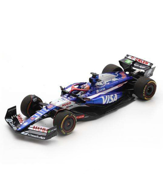 スパーク 1/43スケール VISA CASH APP RB F1チーム VCARB 01 リアム・ローソン 2024年 アメリカGP 9位入賞 /24f1m