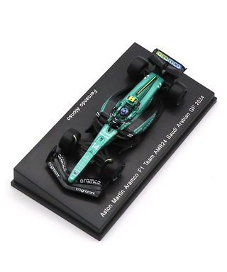 スパーク 1/64スケール アストンマーチン アラムコ F1チーム AMR24 フェルナンド・アロンソ 2024年 サウジアラビアGP  /spk