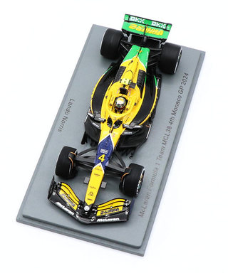 スパーク 1/43スケール マクラーレン F1 チーム MCL38 ランド・ノリス 2024年 モナコGP 4位 /24f1m