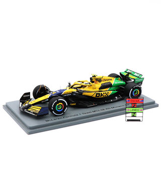 スパーク 1/43スケール マクラーレン F1 チーム MCL38 ランド・ノリス 2024年 モナコGP 4位 /24f1m