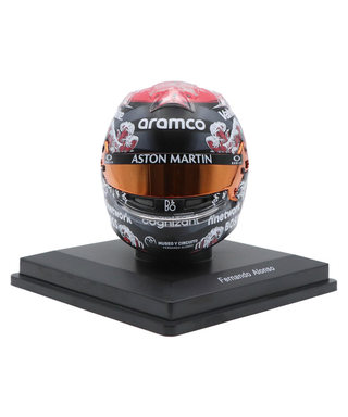 スパーク 1/5スケール フェルナンド・アロンソ アストンマーチン 2024年 日本GP ヘルメット