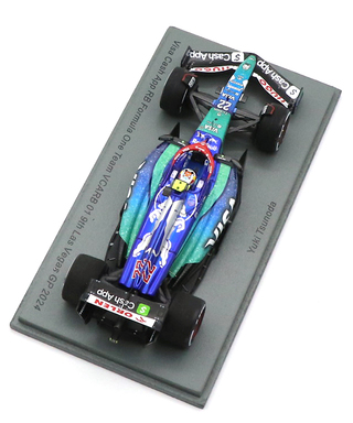 スパーク 1/43スケール VISA CASH APP RB F1 ホンダ VCARB 01 角田裕毅 2024年 ラスベガスGP 9位 /24f1m