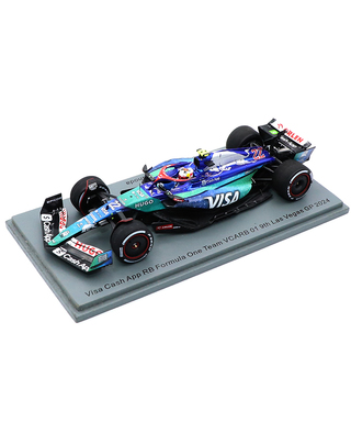 スパーク 1/43スケール VISA CASH APP RB F1 ホンダ VCARB 01 角田裕毅 2024年 ラスベガスGP 9位 /24f1m