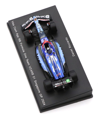 スパーク 1/64スケール VISA CASH APP RB F1チーム VCARB01 ダニエル・リカルド 2024年 シンガポールGP /spk