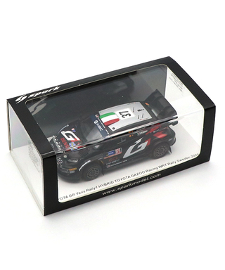 スパーク 1/43スケール トヨタ GRヤリス ラリー1 ハイブリッド TOYOTA GAZOO Racing  WRT 37号車 ロレンツォ・ベルテッリ / シモーネ・スカットリン 2024年 WRC スウェーデンラリー /TGR_WRC