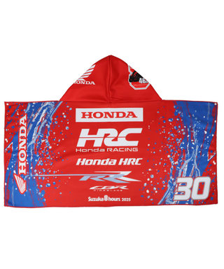 HONDA TEAM HRC 鈴鹿8時間耐久ロードレース 限定 フード付きタオル 2025 /suzuka8h