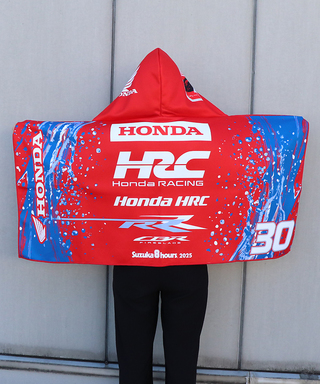 HONDA TEAM HRC 鈴鹿8時間耐久ロードレース 限定 フード付きタオル 2025 /suzuka8h